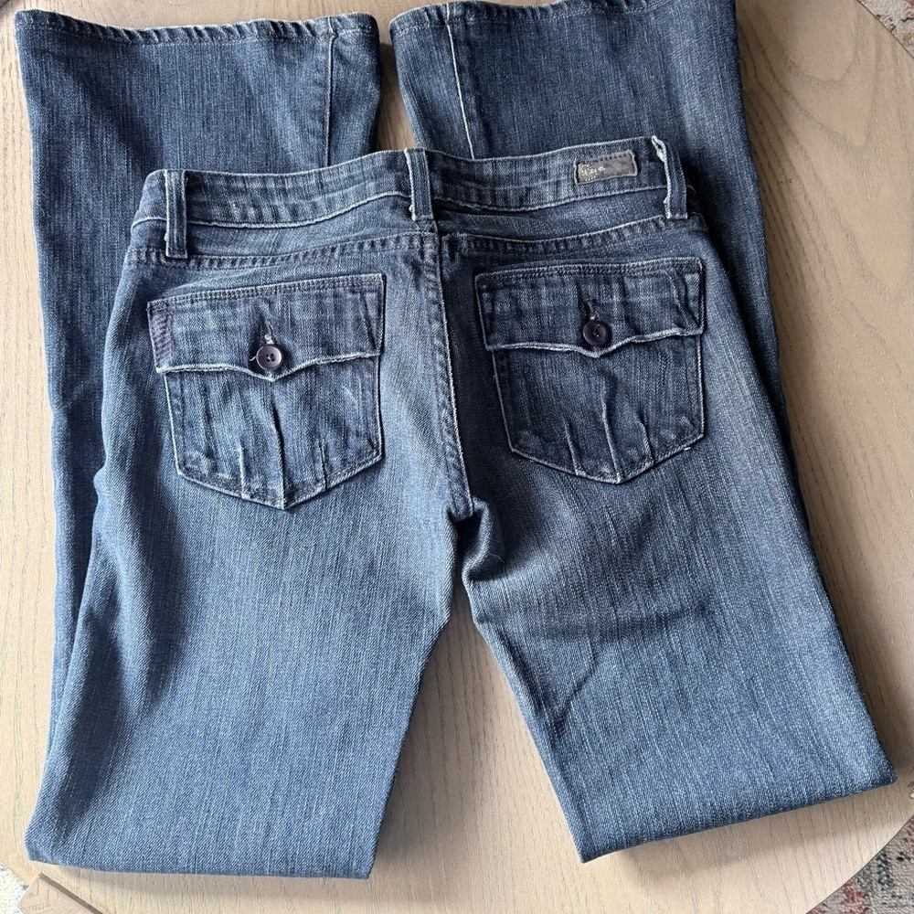 PAIGE Premium Denim Calabasas Bootcut Jeans – Size 27 - Picture 3 of 5